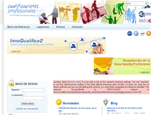 Tablet Screenshot of cualificacionesprofesionales.info